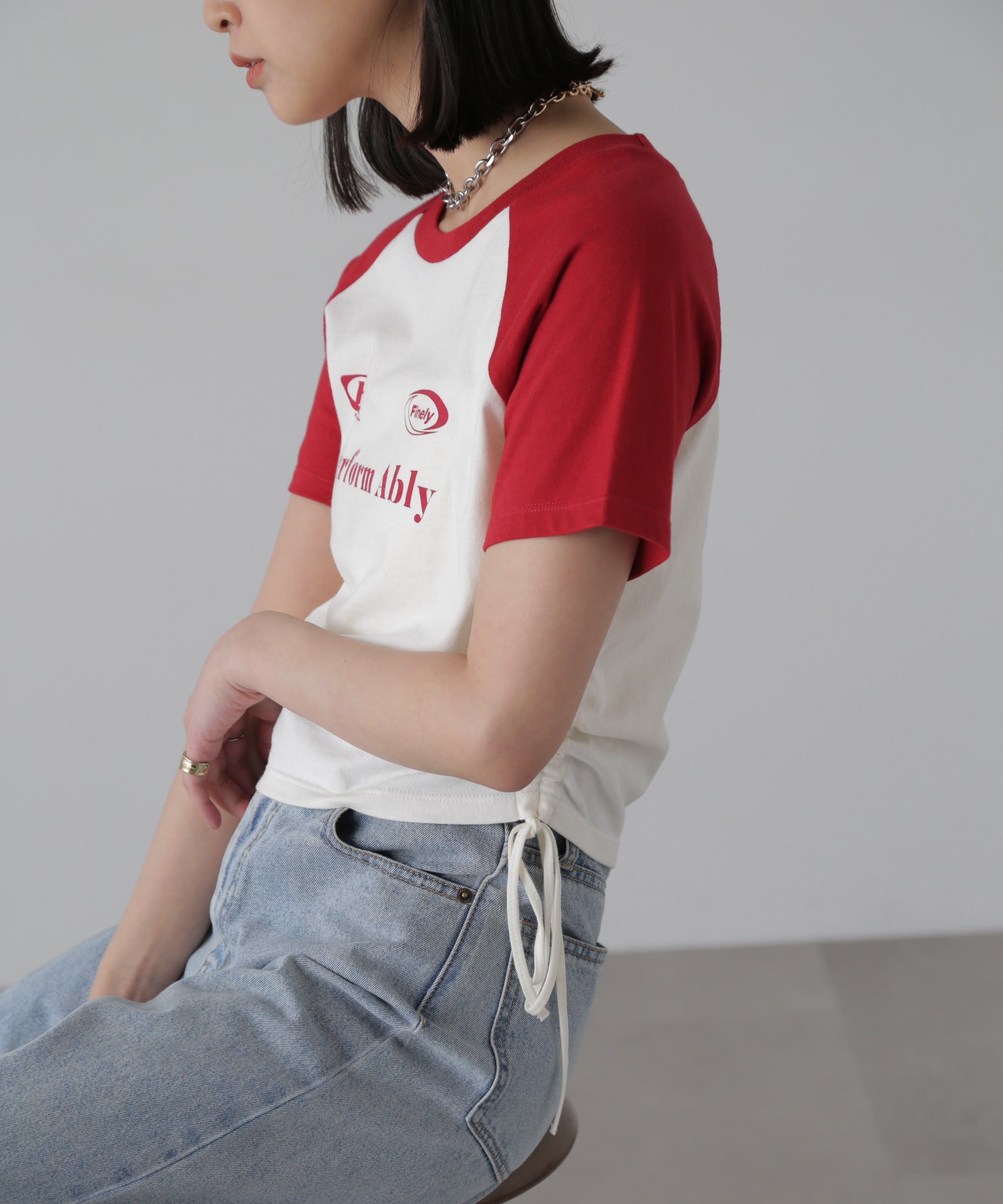  「ドロストラグランTシャツ」|Tシャツ・カットソー|