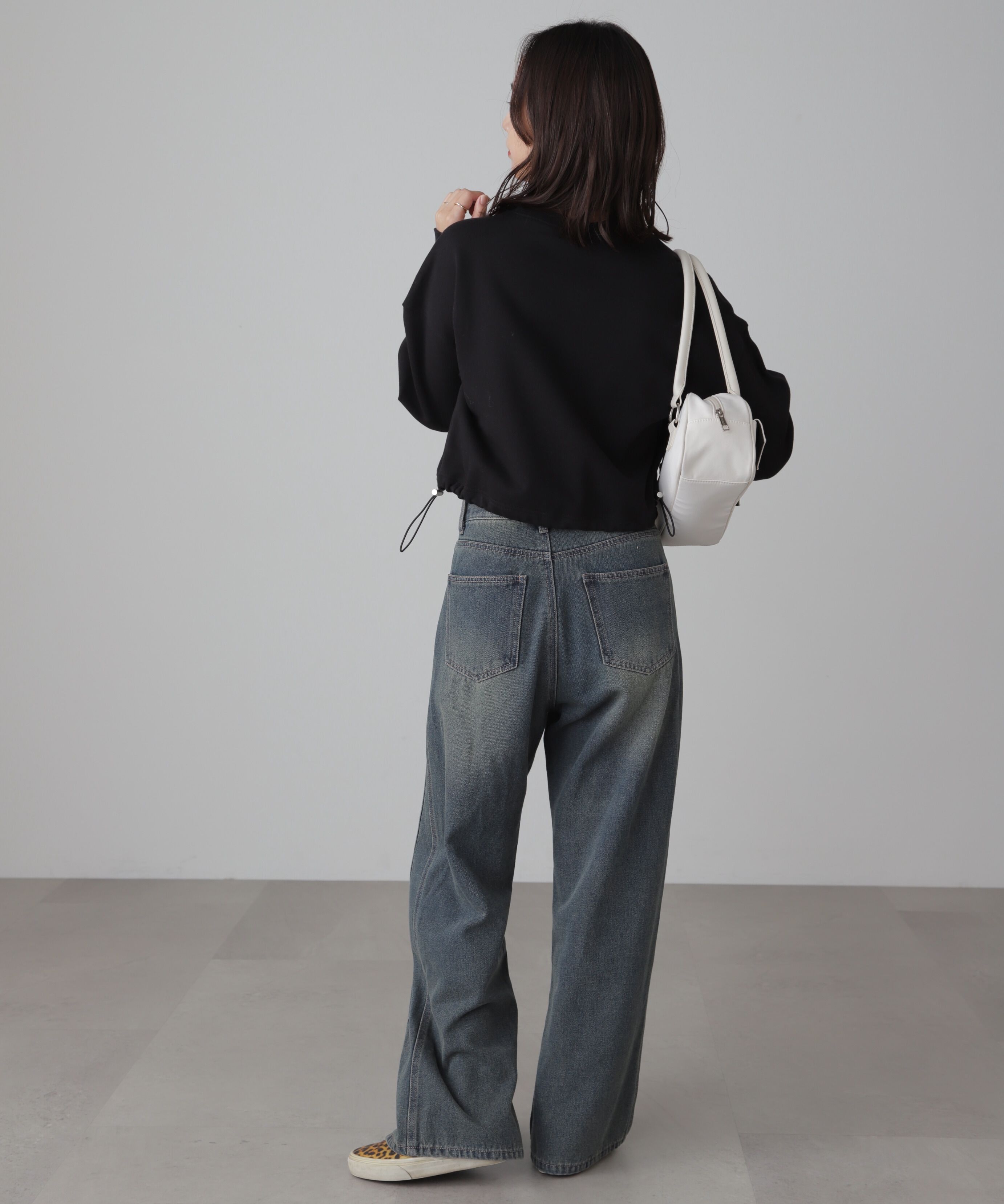  「裾ドロストスウェット」|Tシャツ・カットソー|