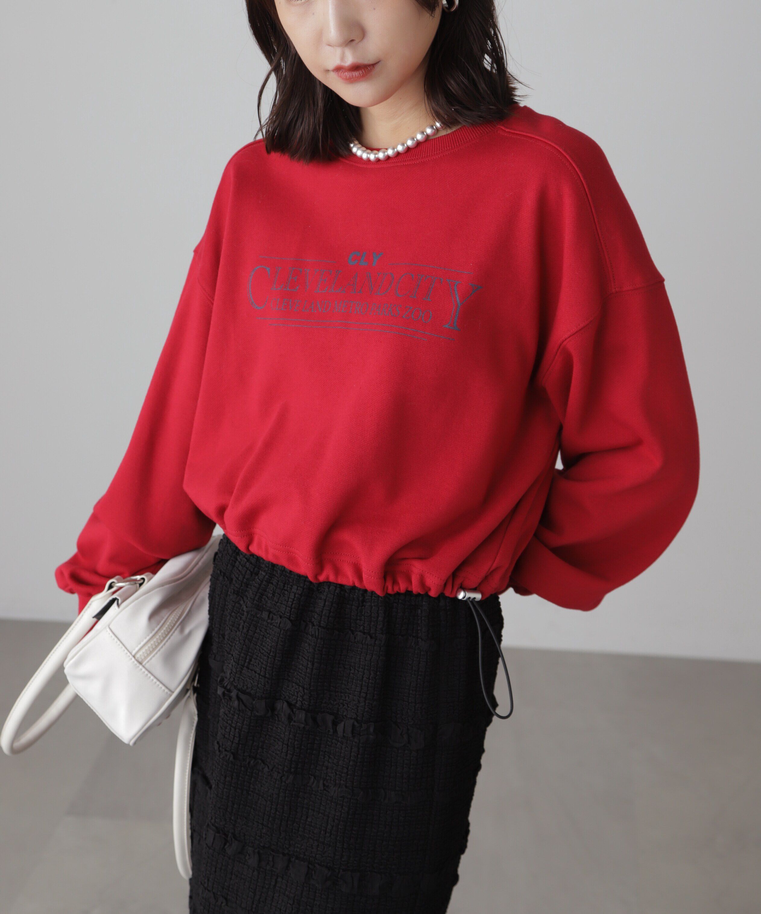  「裾ドロストスウェット」|Tシャツ・カットソー|