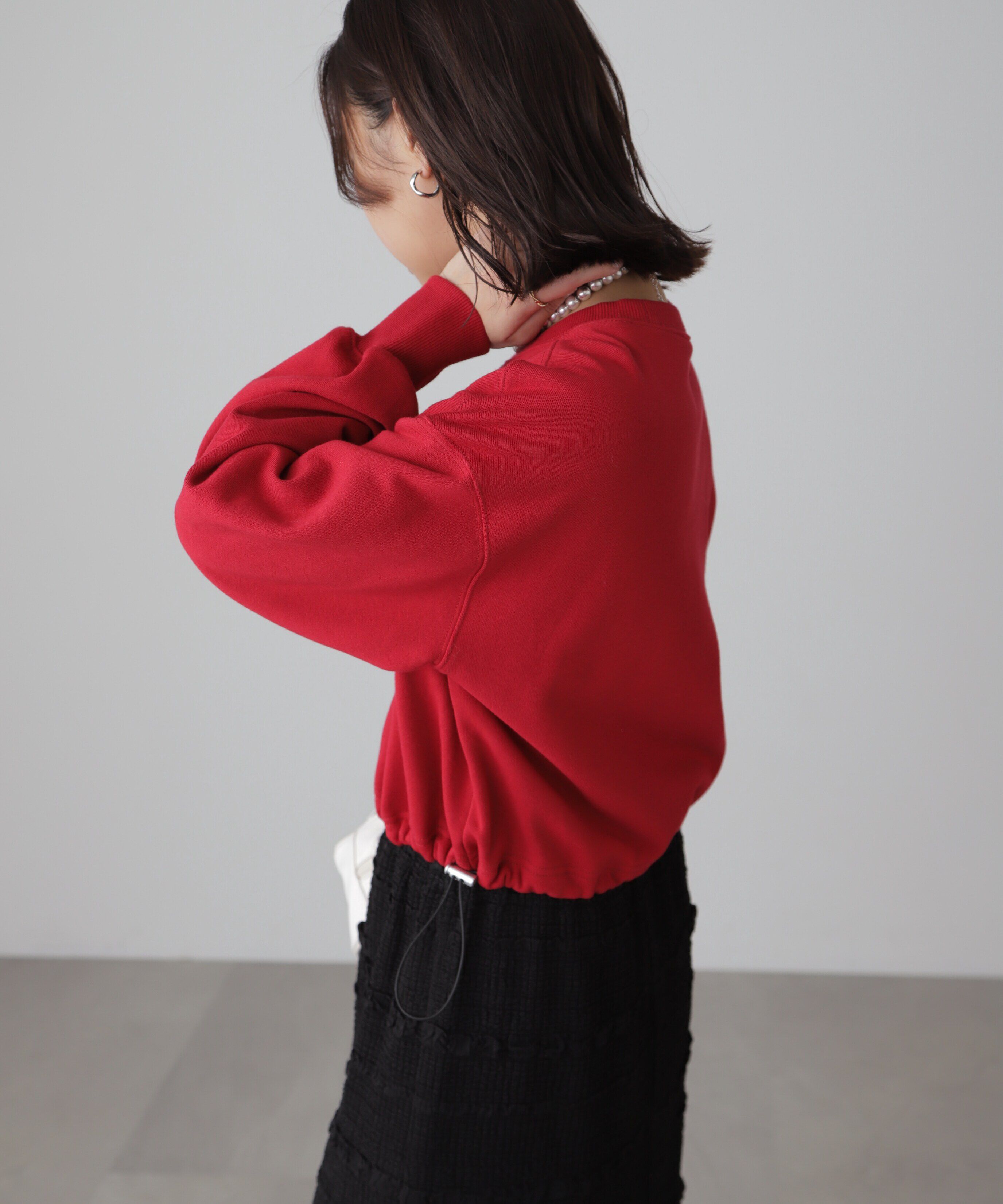  「裾ドロストスウェット」|Tシャツ・カットソー|