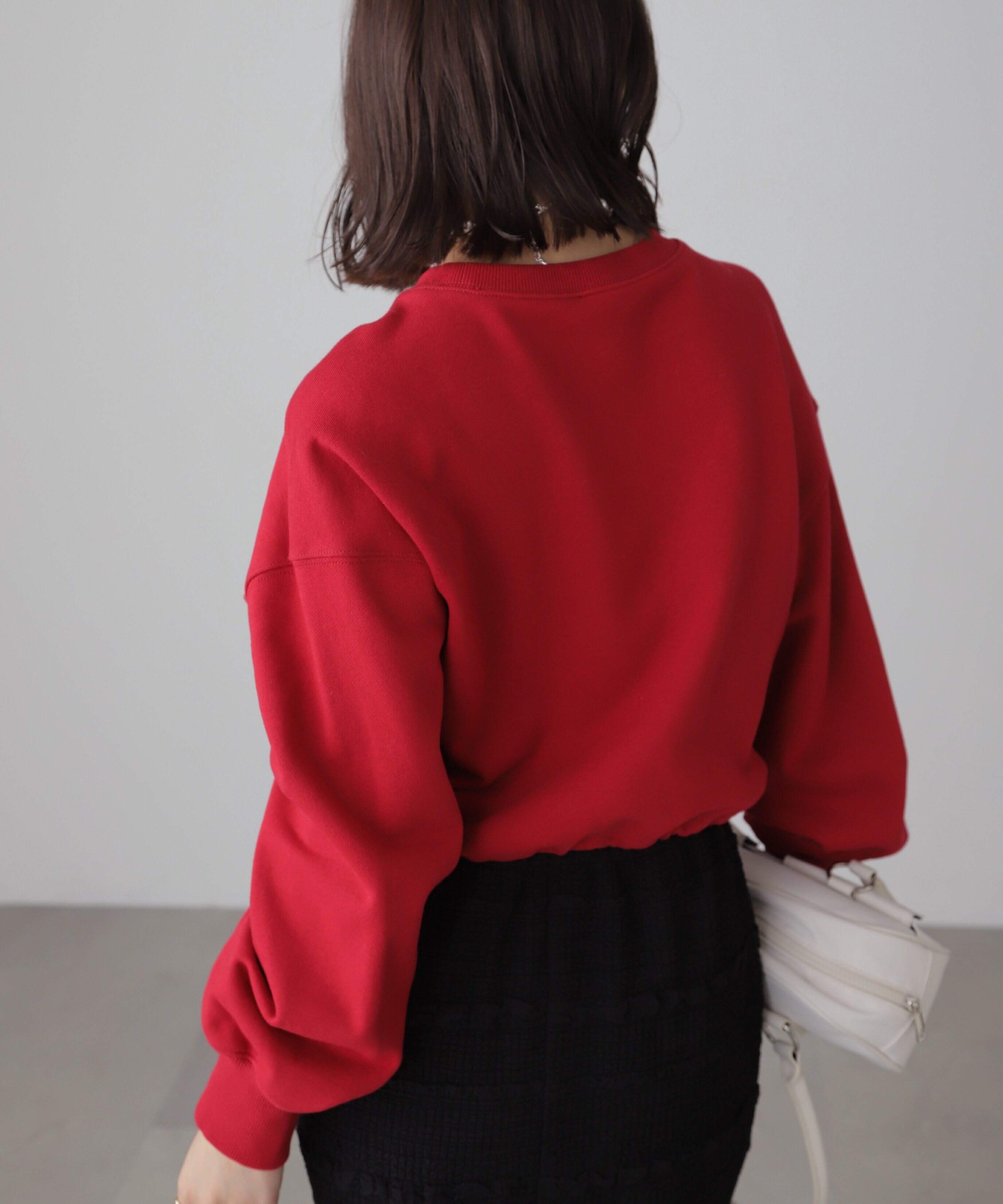  「裾ドロストスウェット」|Tシャツ・カットソー|