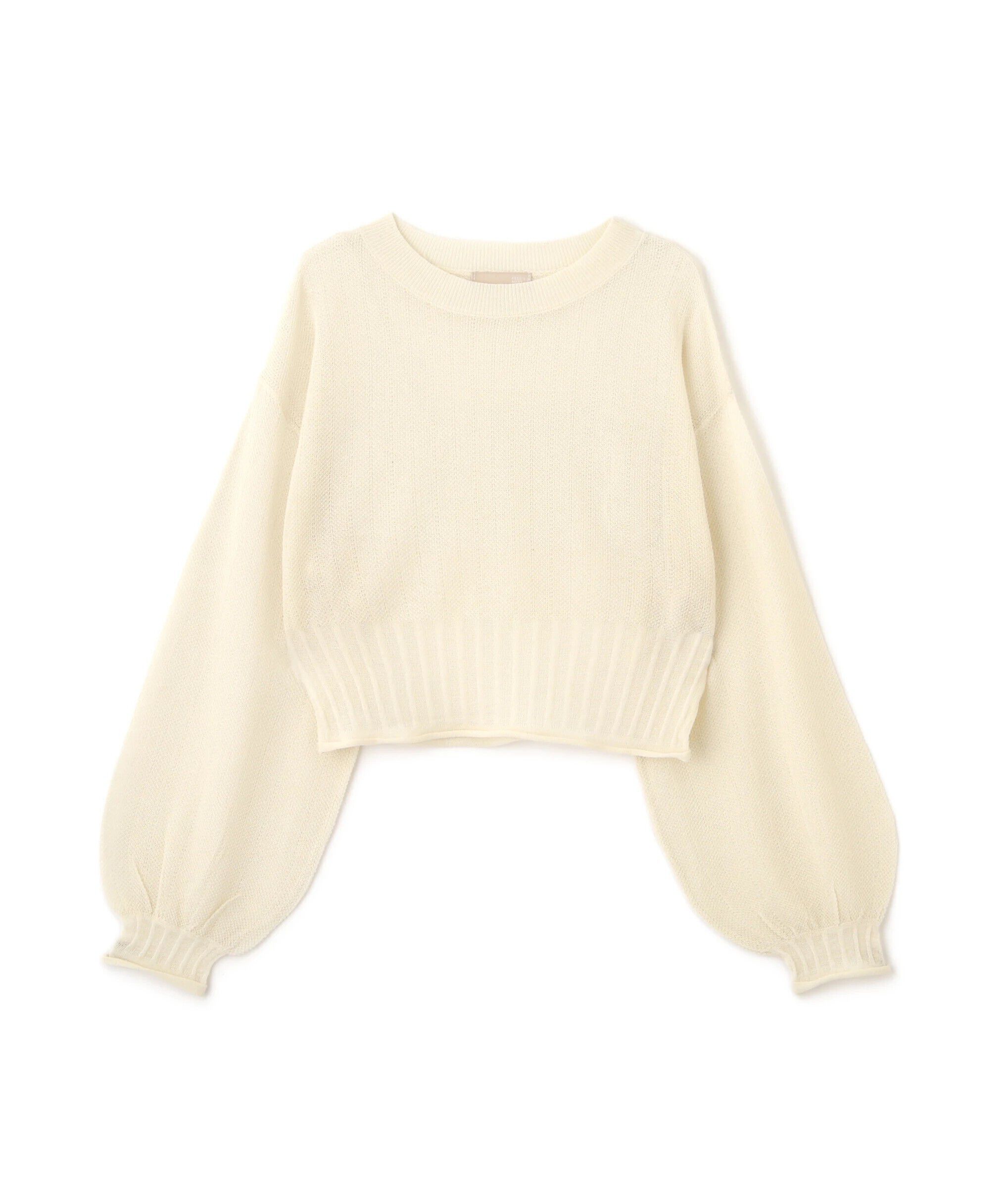  「シアーストライプニット」|ニット・セーター|