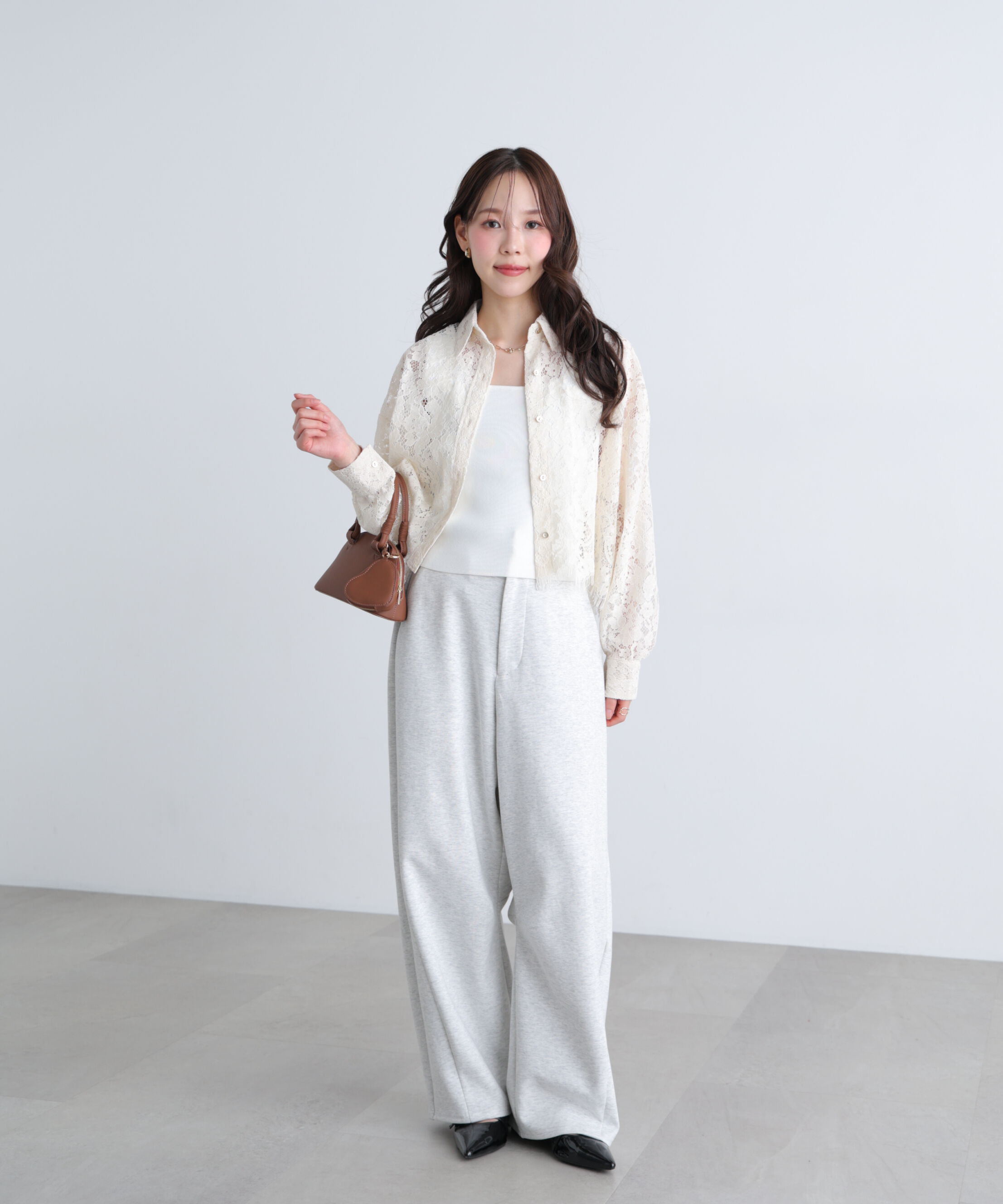  「〈MFM〉レーススカラップシャツ」|シャツ・ブラウス|