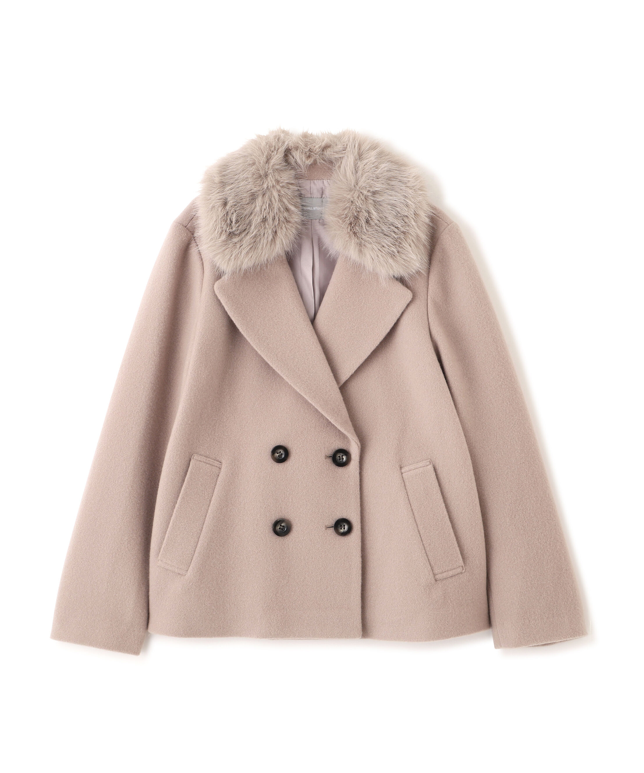  「フェイクファー衿付ジャケット」|その他|