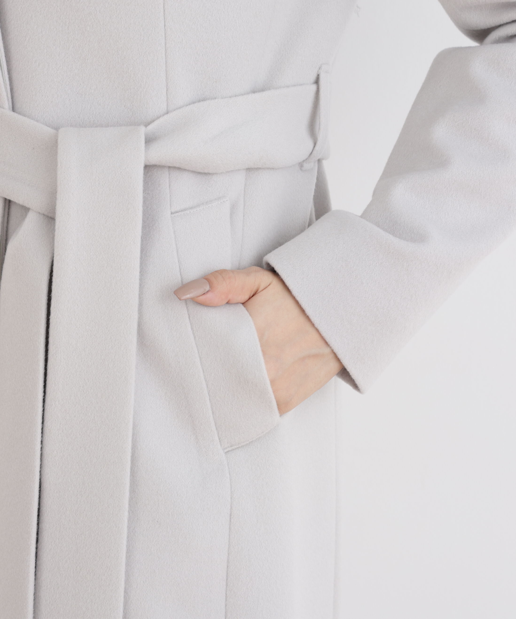  「カシミヤ混ベルテッドコート」|その他|