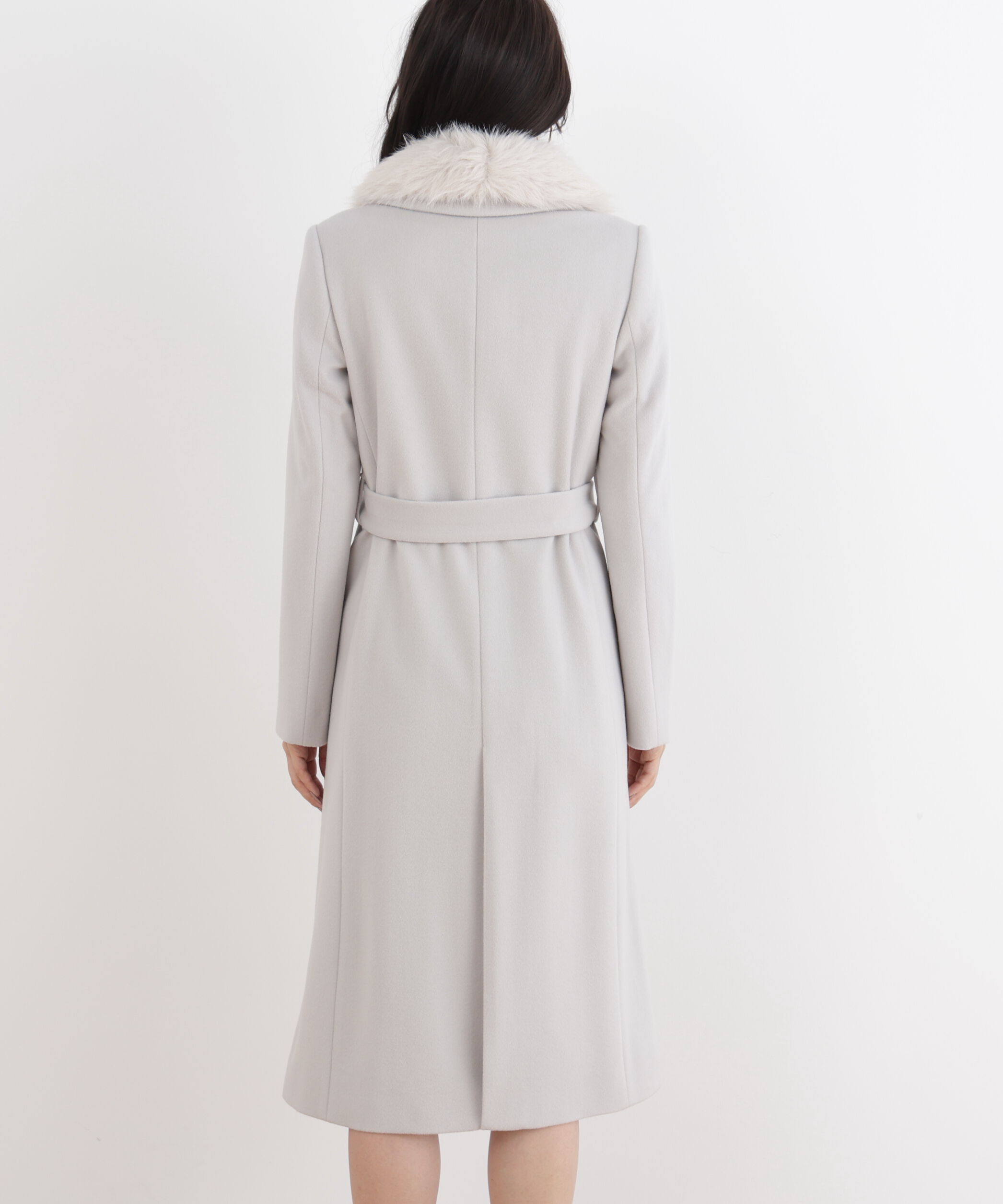  「カシミヤ混ベルテッドコート」|その他|