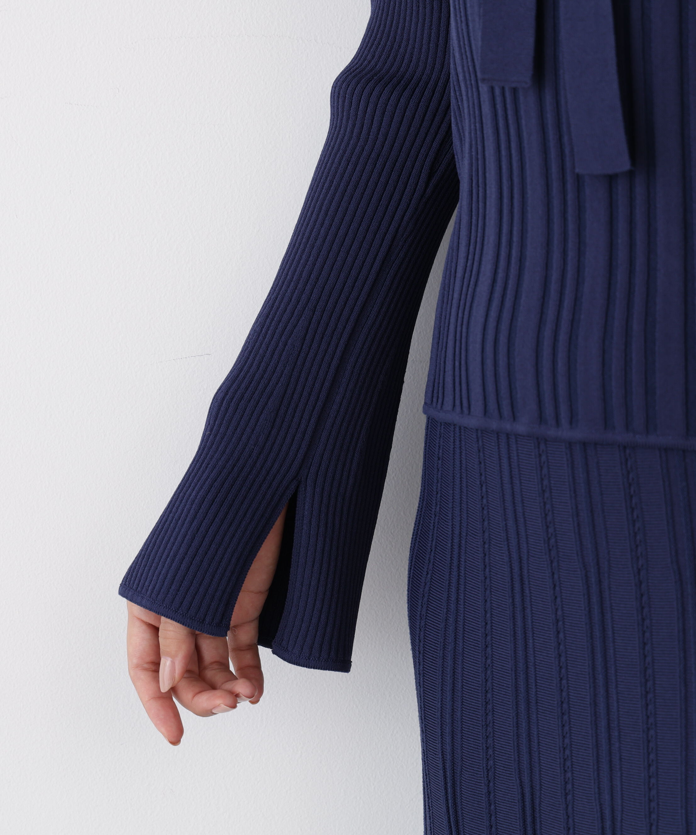  「◆ベルスリーブボウタイニットプルオーバー」|ニット・セーター|