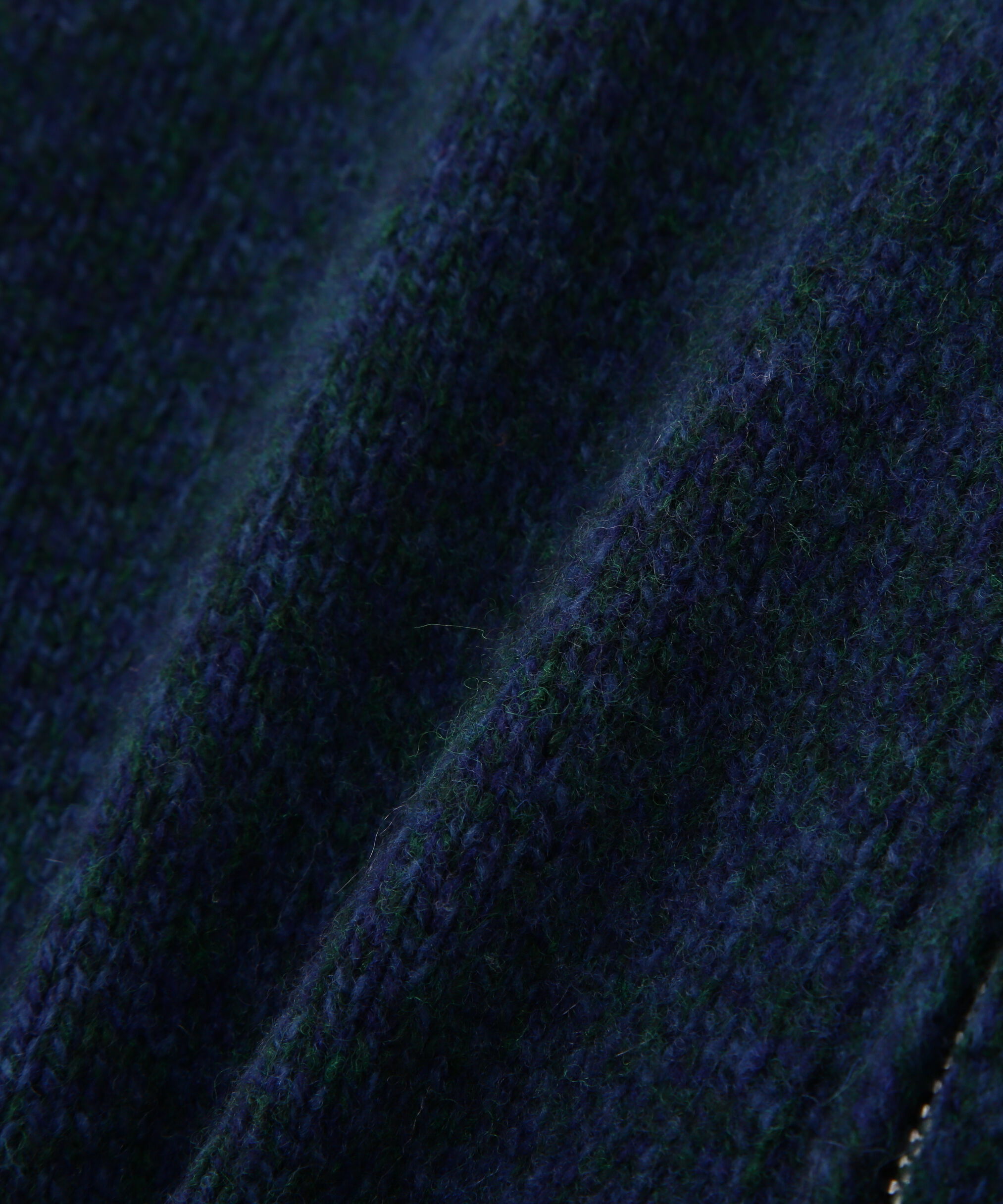 YLEVE 「YLEVE / WOOL CASHMERE MELANGE KNIT FULL ZIP PULL OVER」|ニット・セーター|