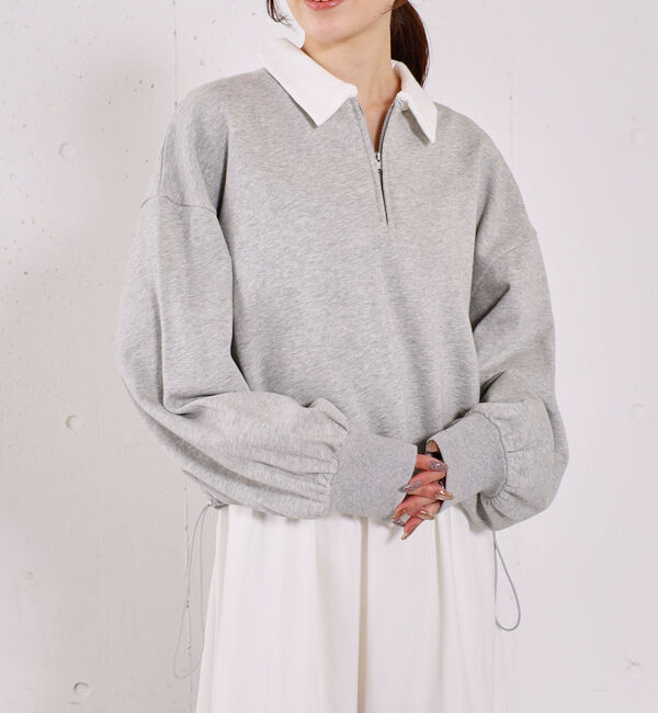 archives「ハーフＺＩＰスウェット&times;キャミワンピースＳＥＴ」|ワンピース|