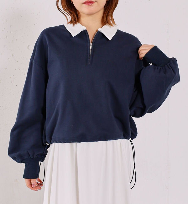 archives「ハーフＺＩＰスウェット&times;キャミワンピースＳＥＴ」|ワンピース|