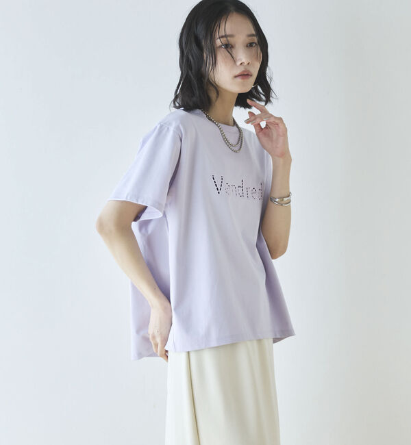 Doux archives「カットワーク刺?Ｔｅｅ」|Tシャツ・カットソー|