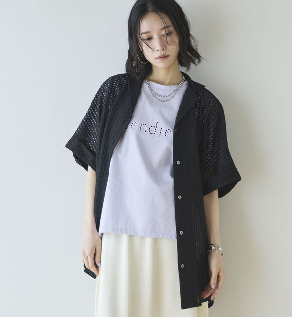 Doux archives「カットワーク刺?Ｔｅｅ」|Tシャツ・カットソー|