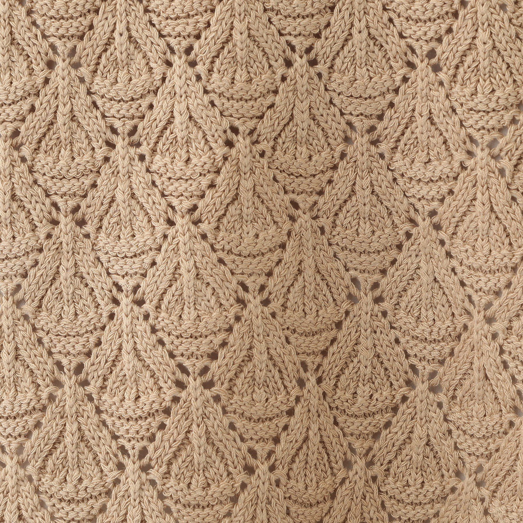 SHOO･LA･RUE「【洗える/S-LL/2点セット】透かし柄ベスト+ブラウス」|ニット・セーター|