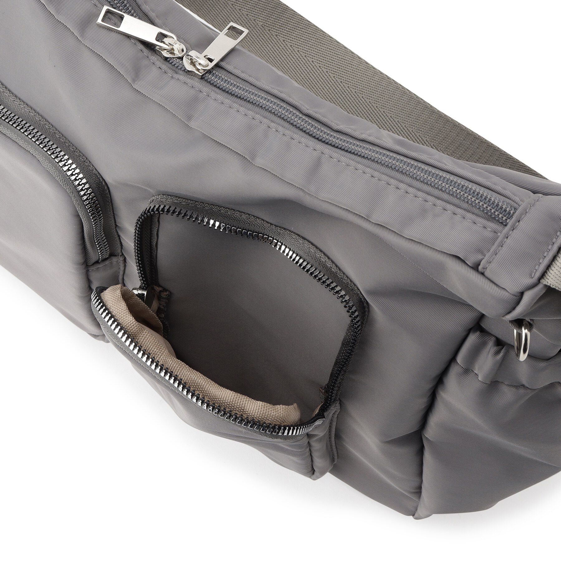 SHOO･LA･RUE「【撥水】ダブルポケットショルダーバッグ」|ショルダー・メッセンジャー|