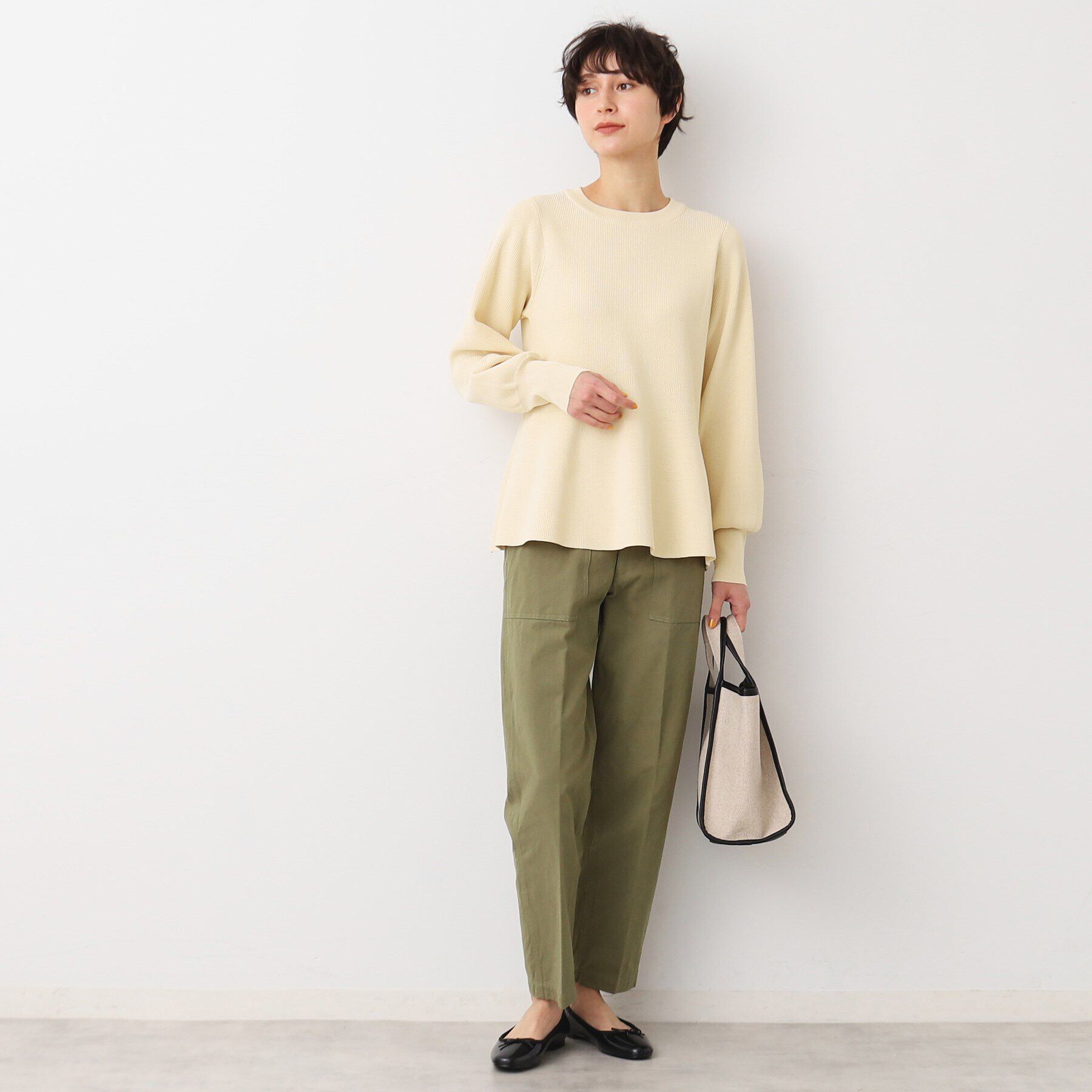 Dessin「【洗える】ペプラムニット」|ニット・セーター|