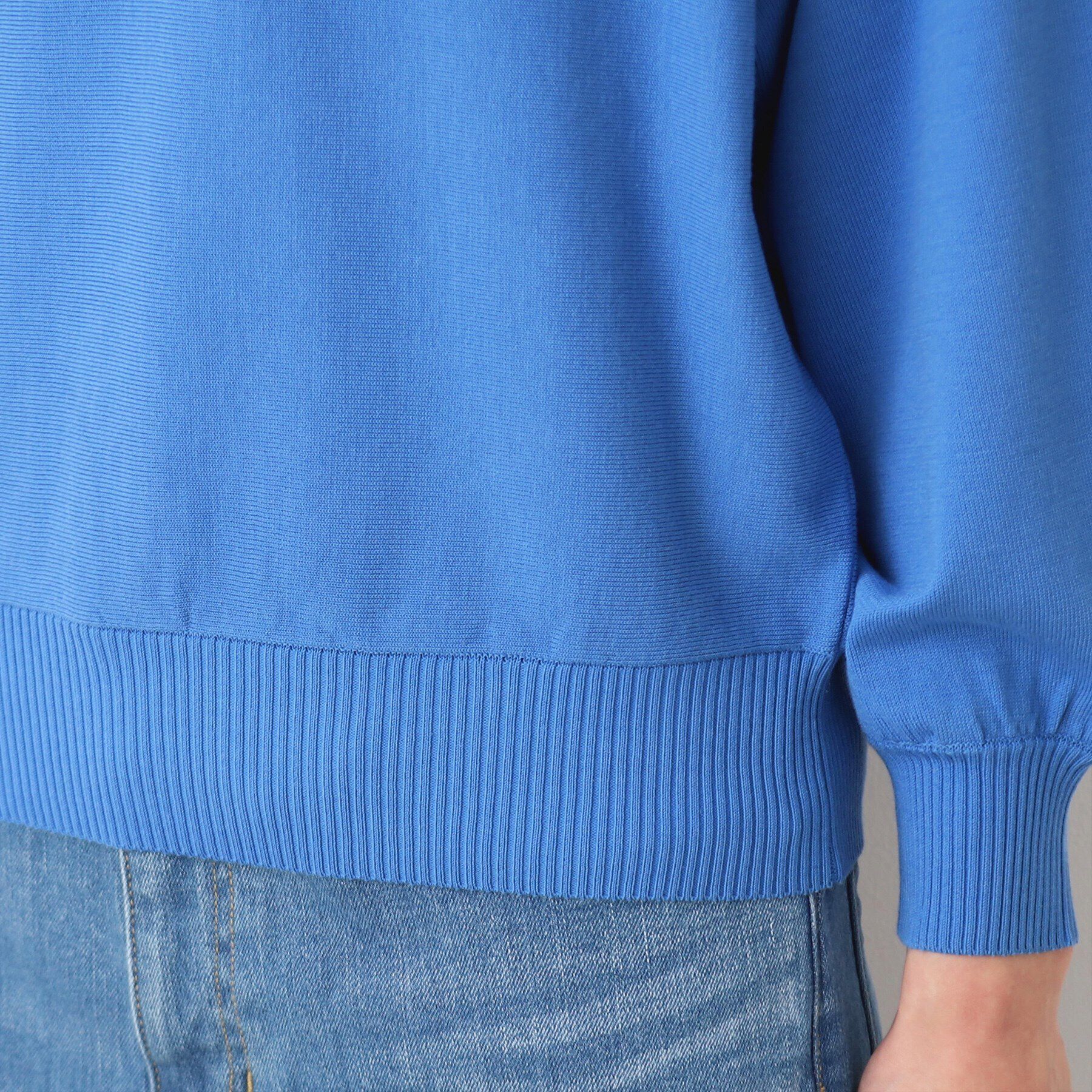 Dessin「【洗える】後ろボタンニットプルオーバー長袖（XS～L）」|ニット・セーター|