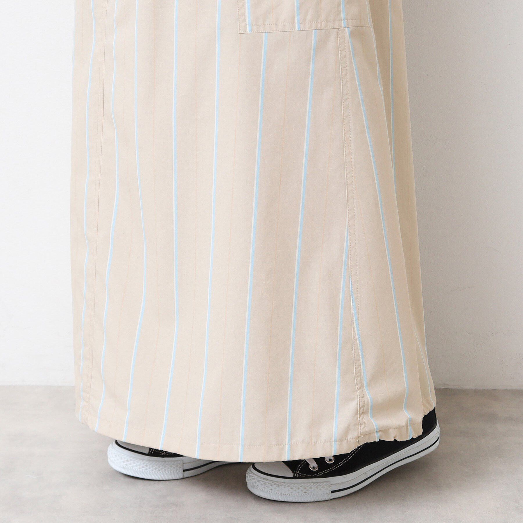 Dessin「【洗える・ウエストゴム】スピンドル付ストライプスカート（S～L）」|スカート|