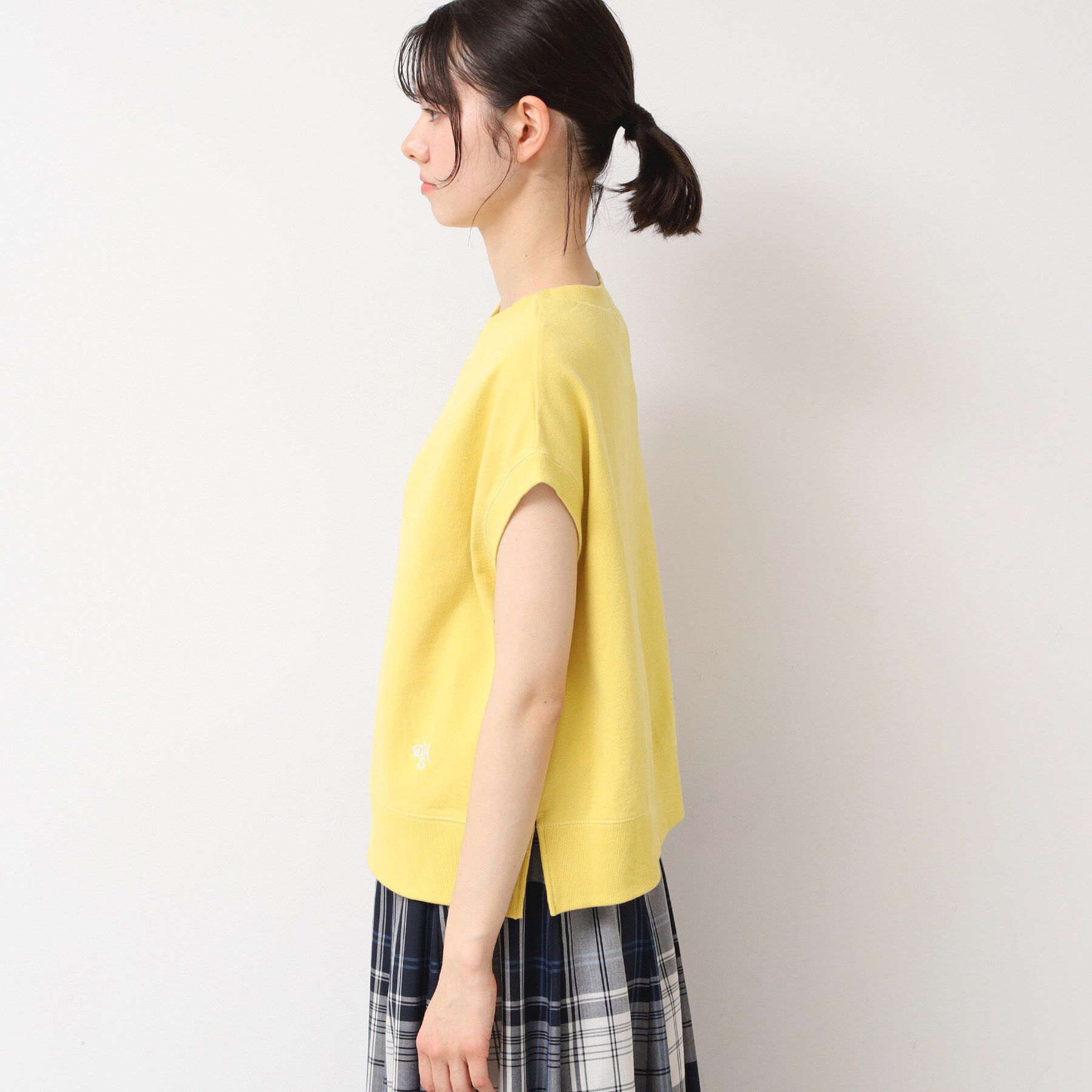 Dessin「【洗える】フレンチスリーブリブ付きカットソー（S～L）」|Tシャツ・カットソー|