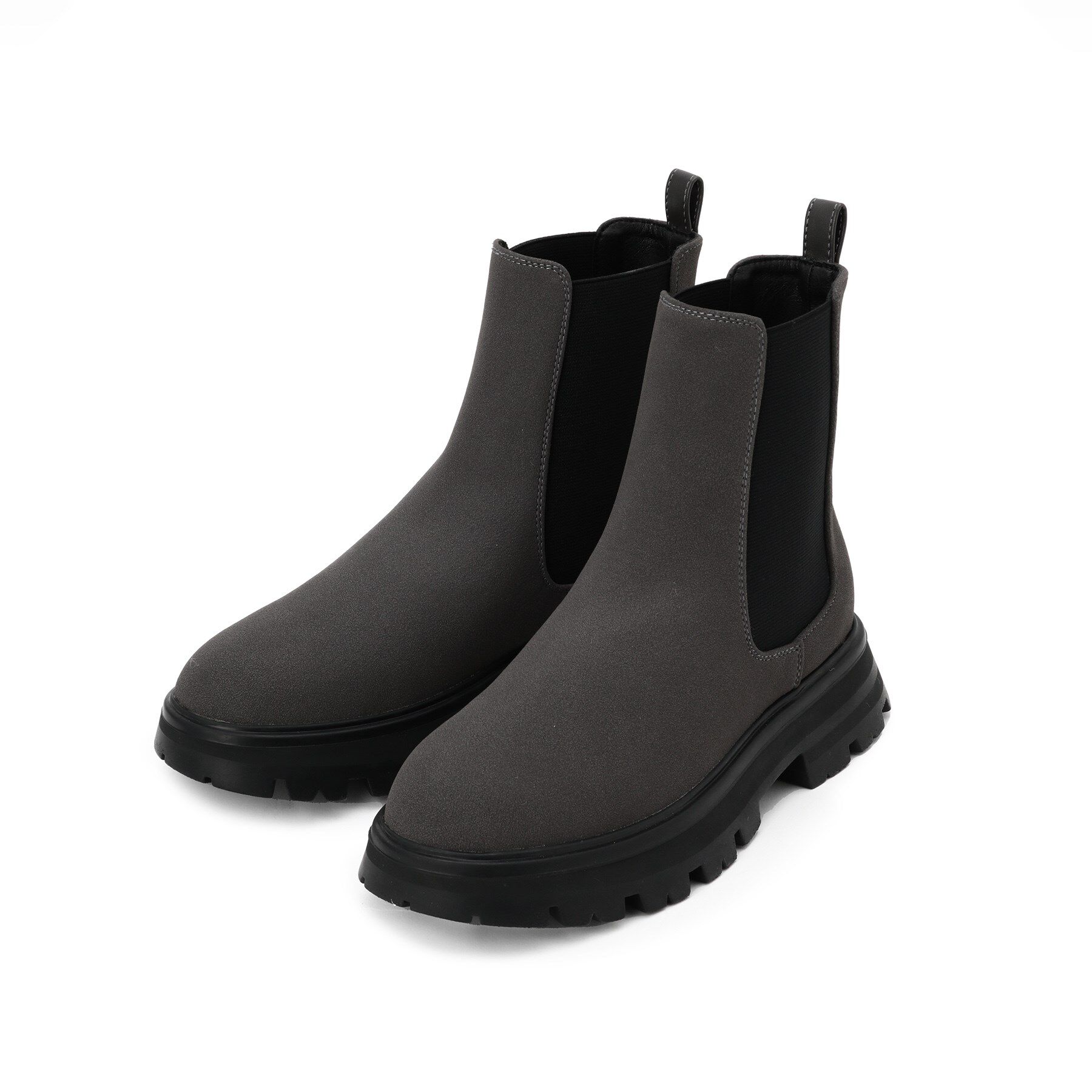 Dessin「ボリュームソールサイドゴアブーツ」|ショートブーツ|グレー(012)