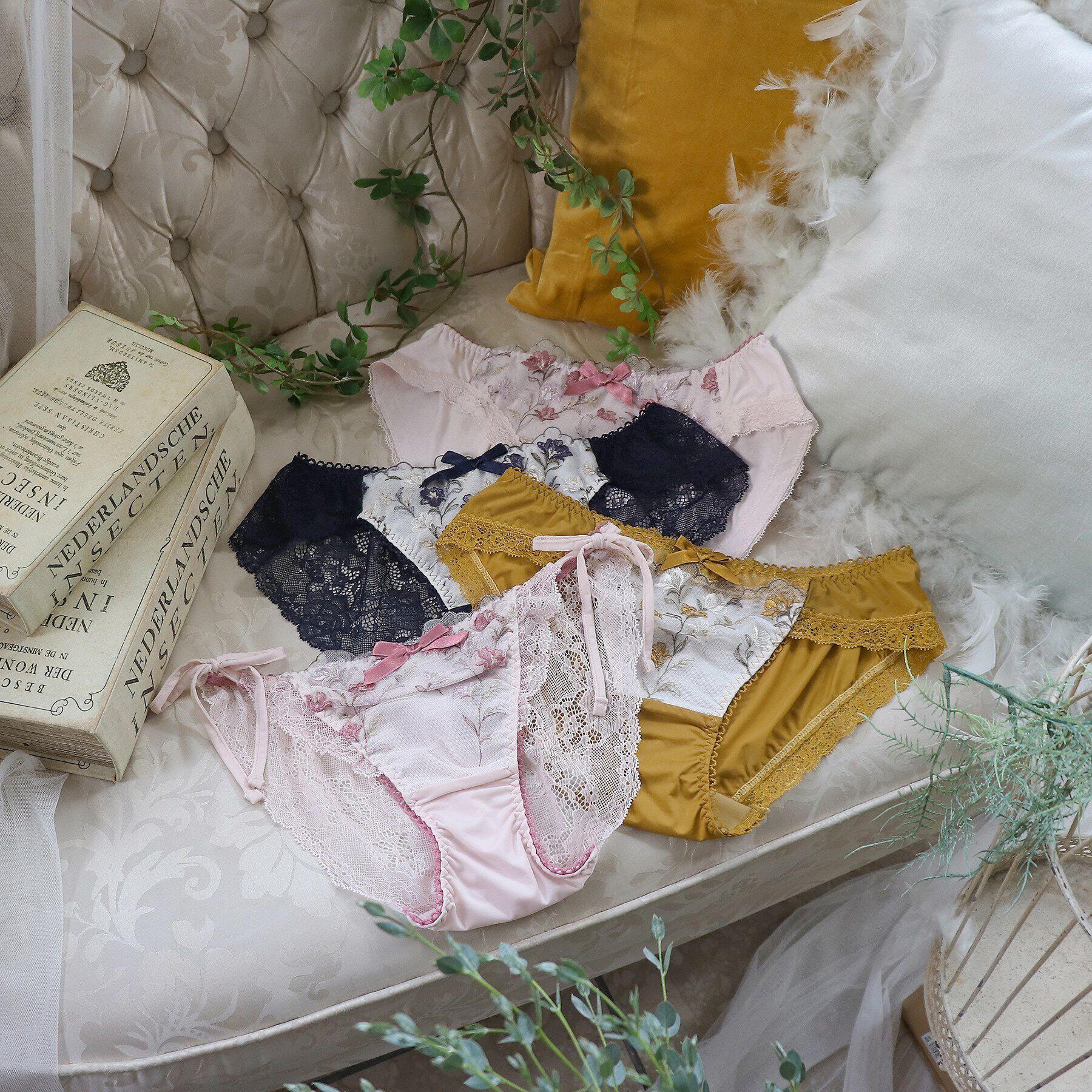 Risa Magli「リュカ リボンショーツ」|インナー|