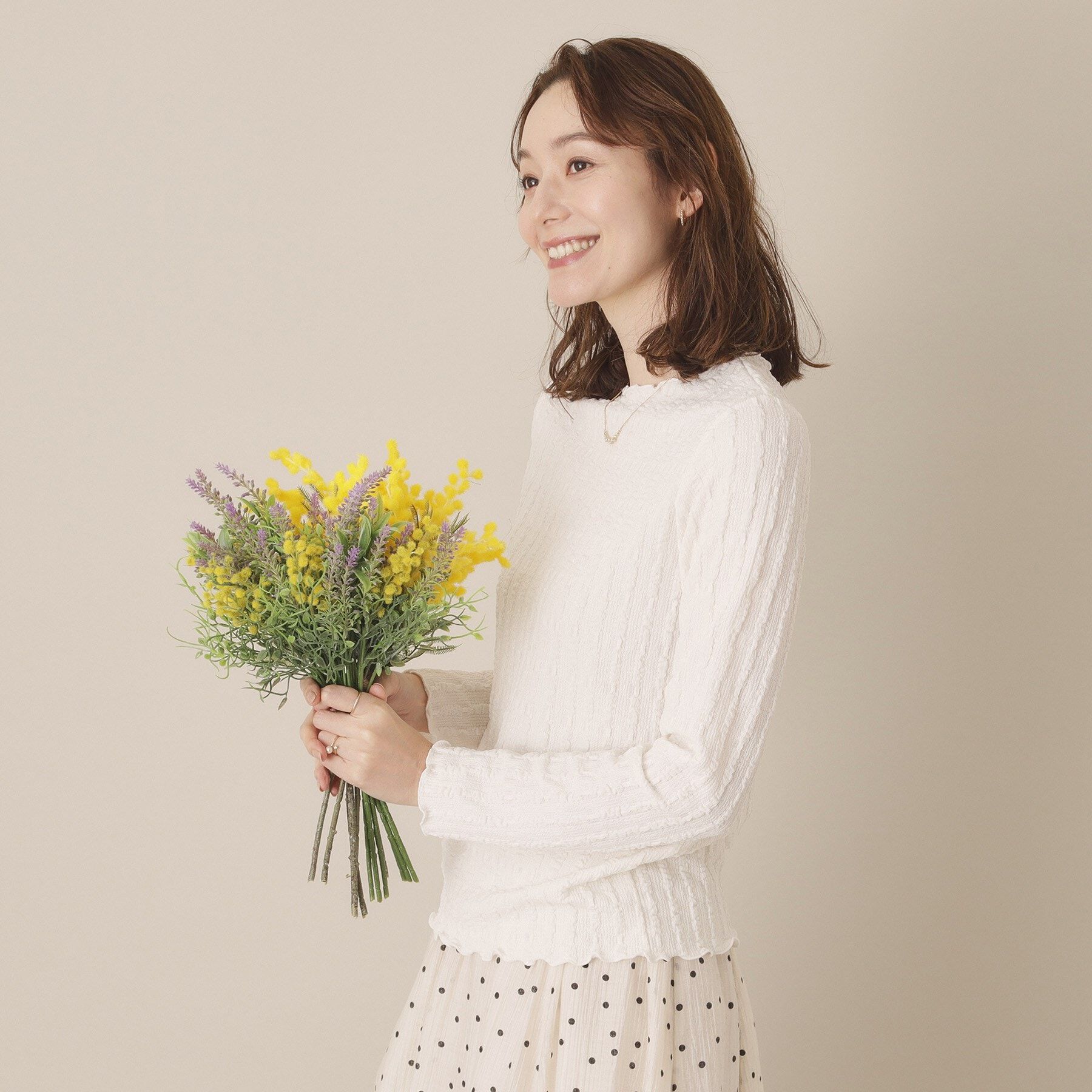 ITS&rsquo;DEMO「【手洗い可】ふくれジャカードプルオーバー」|Tシャツ・カットソー|