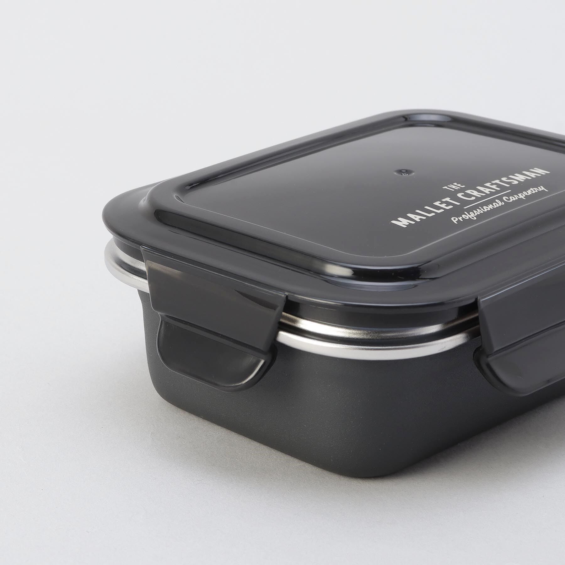 212 KITCHEN STORE「マリット ステンレス4点ロックランチコンテナS BK」|食器・キッチングッズ|