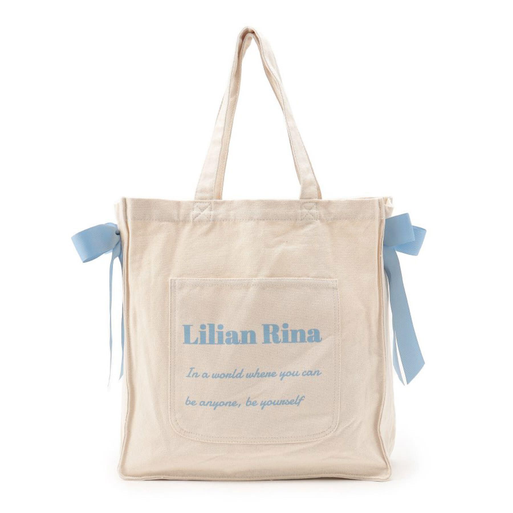 Ober Tashe「【新生活・新学期】推し活にもぴったり！リリアンリーナサイドリボントートバッグ」|トートバッグ|
