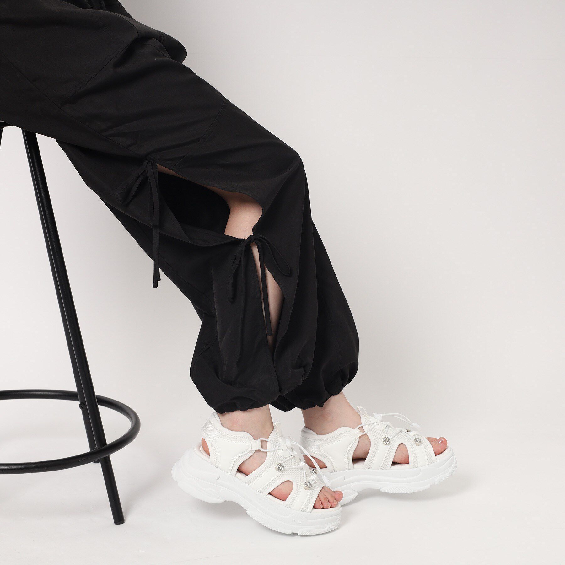 csT&P「軽量 厚底ビジュースポサン」|サンダル|