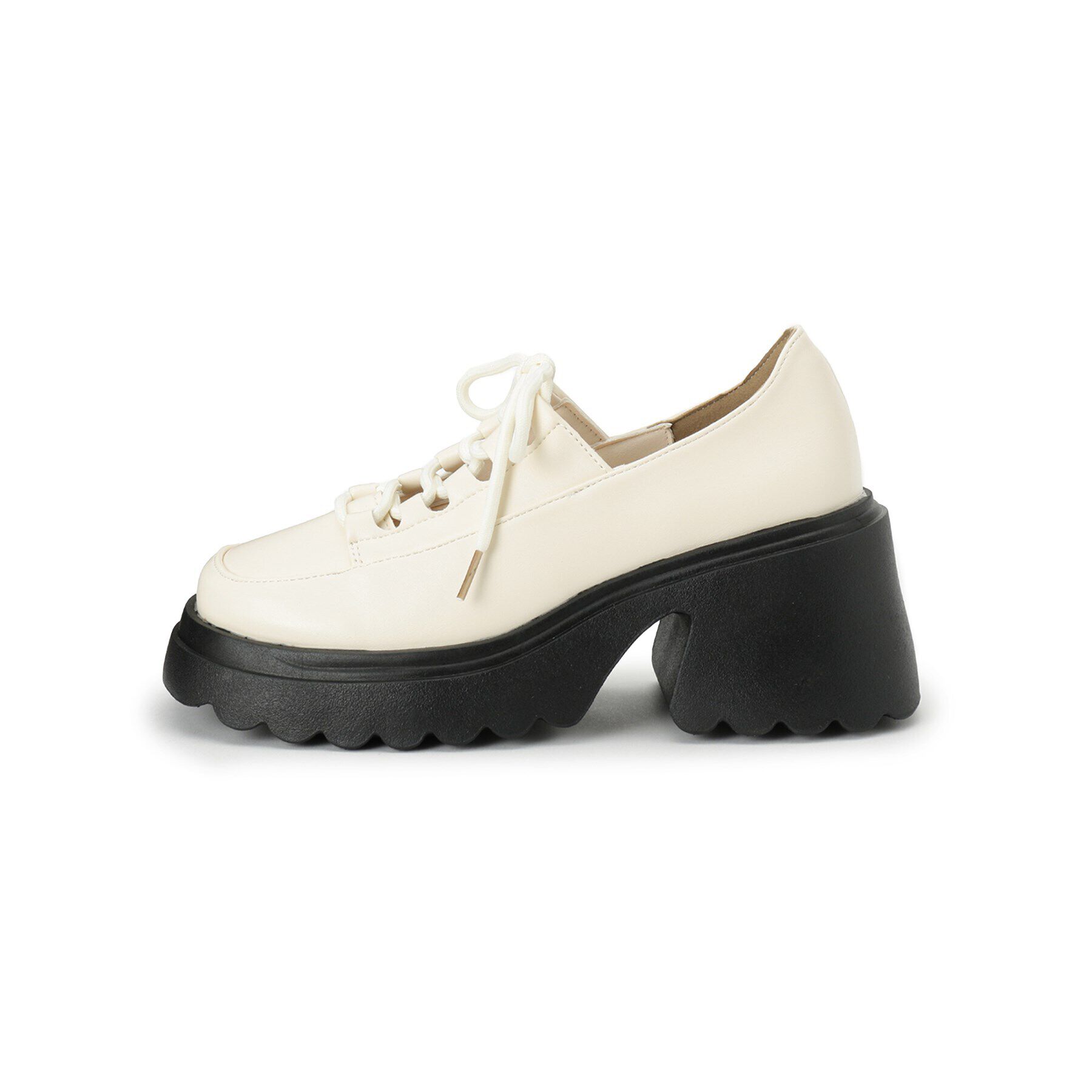 csT&P「厚底 レースアップパンプス」|パンプス|