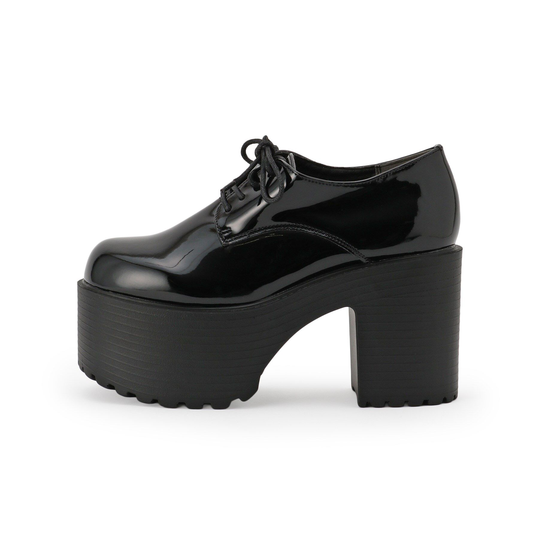 csT&P「厚底レースアップマニッシュパンプス」|パンプス|