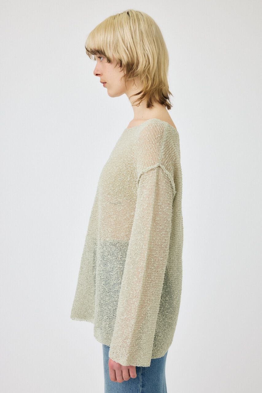 MOUSSY「NEP YARN LOOSE OVER ニット」|ニット・セーター|