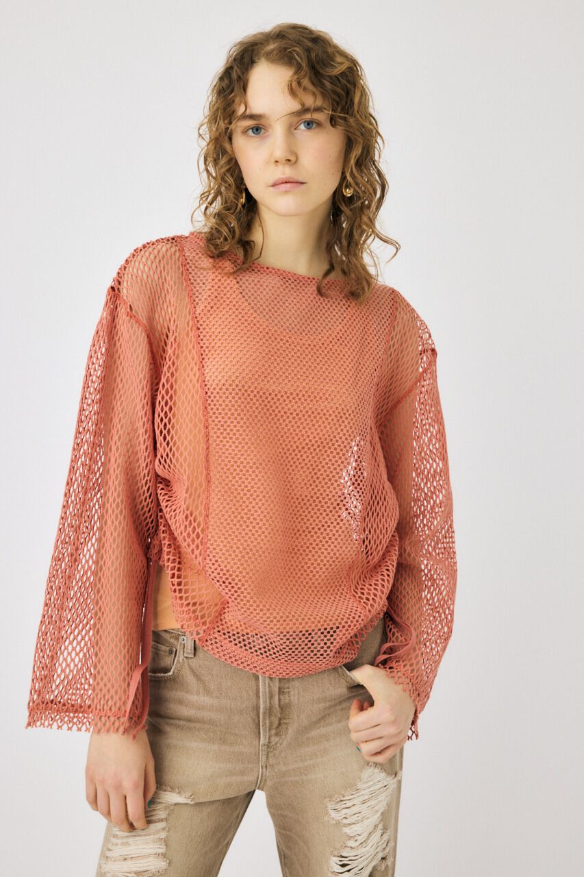 MOUSSY「MESH LS Tシャツ」|Tシャツ・カットソー|