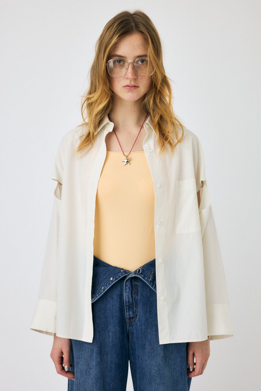 MOUSSY「ARM SLIT OVER シャツ」|シャツ・ブラウス|
