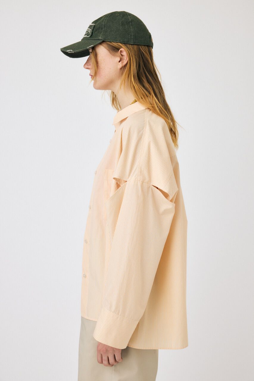 MOUSSY「ARM SLIT OVER シャツ」|シャツ・ブラウス|