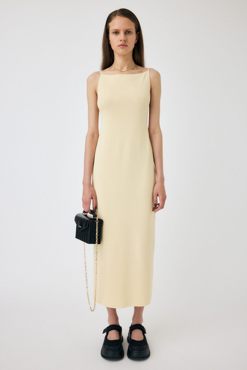 MOUSSY「BACKLESS ニットドレス」|ワンピース|