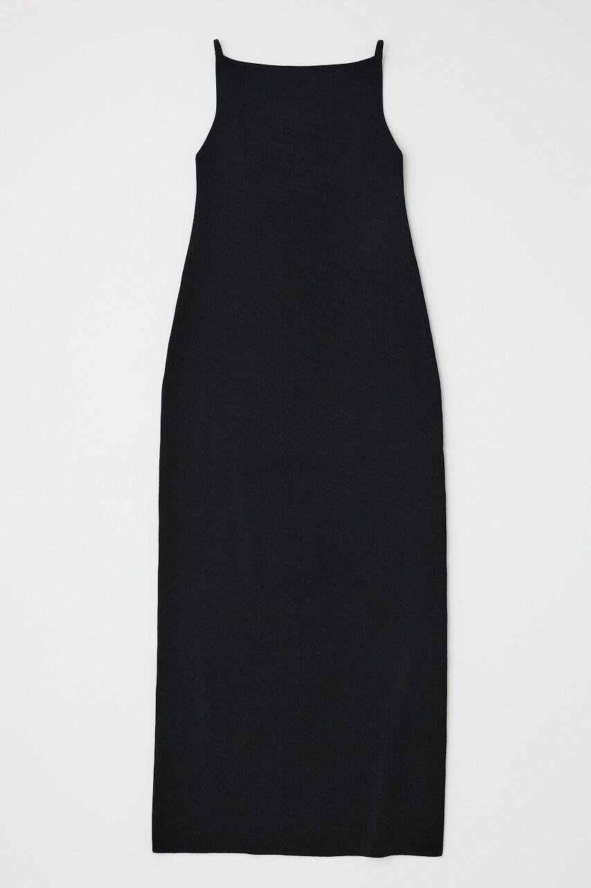 MOUSSY「BACKLESS ニットドレス」|ワンピース|BLK