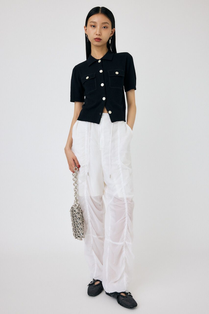 MOUSSY「OVERLOCK POCKET ニットシャツ」|ニット・セーター|