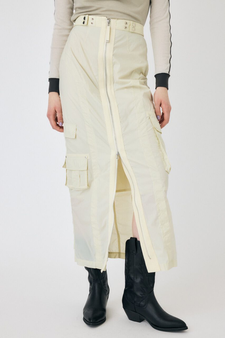 MOUSSY「FRONT ZIP FUNCTION スカート」|スカート|