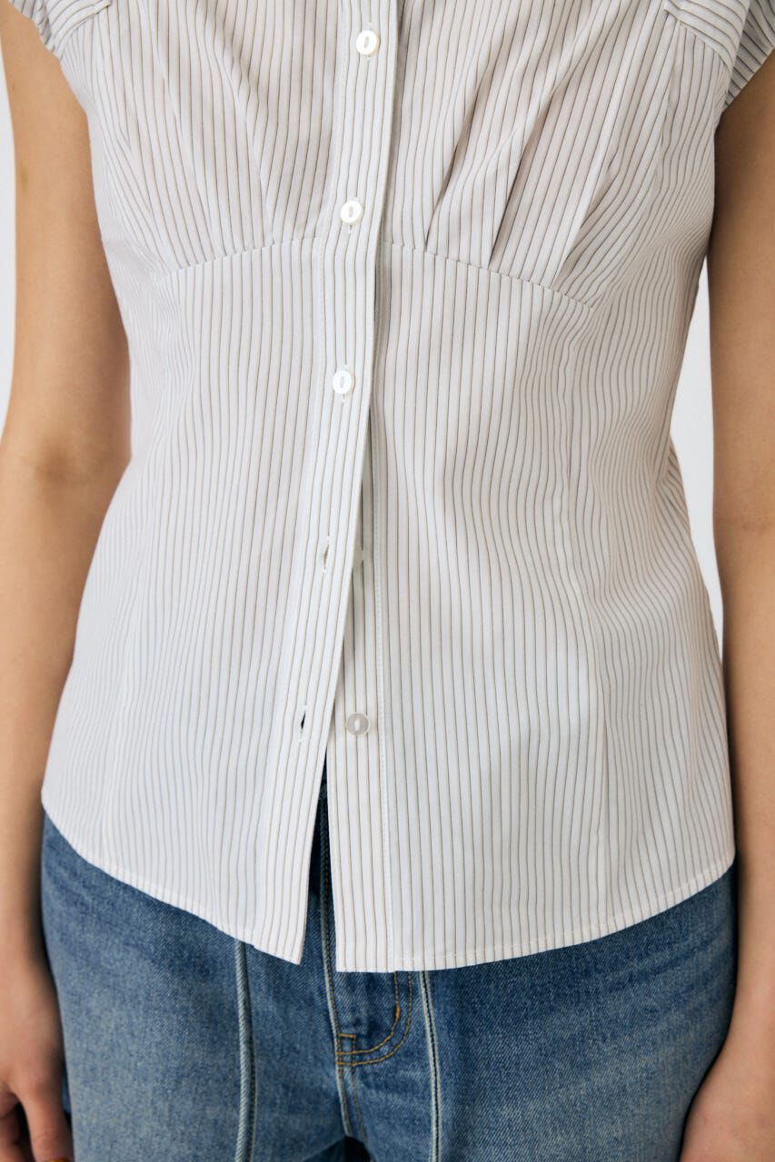 MOUSSY「PIN STRIPE FIT シャツ」|シャツ・ブラウス|