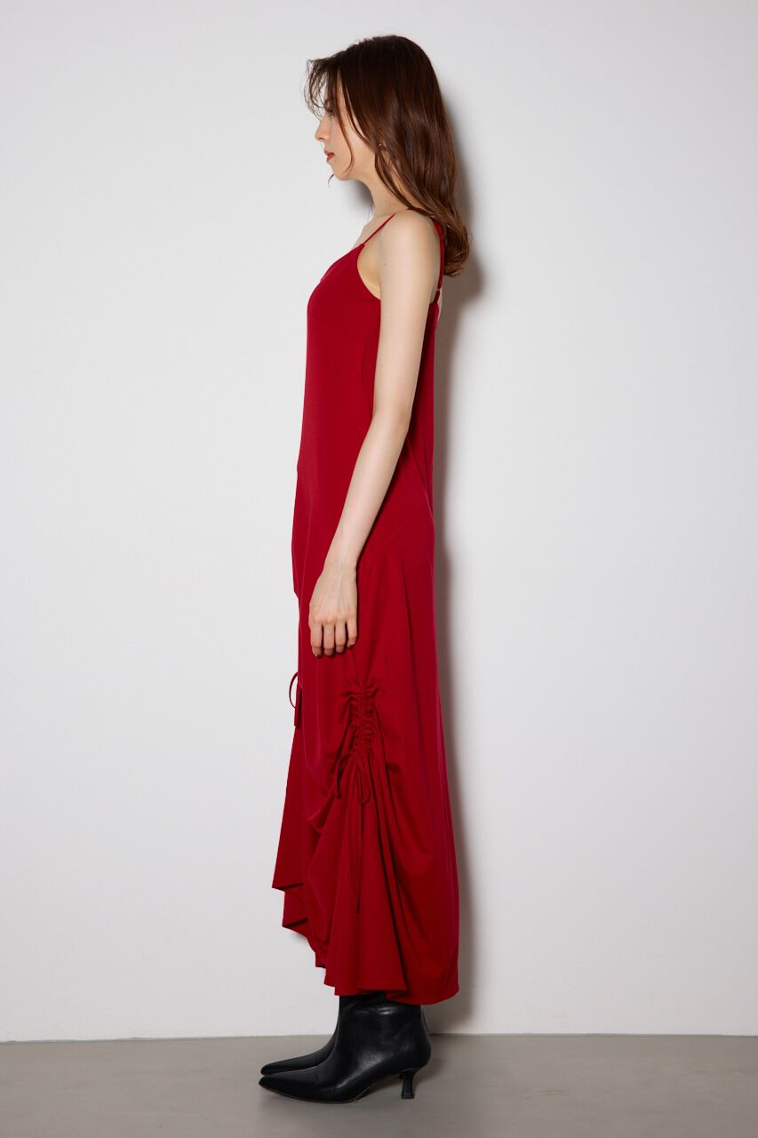 rienda「ドローストリングカットキャミソールワンピース」|ワンピース|