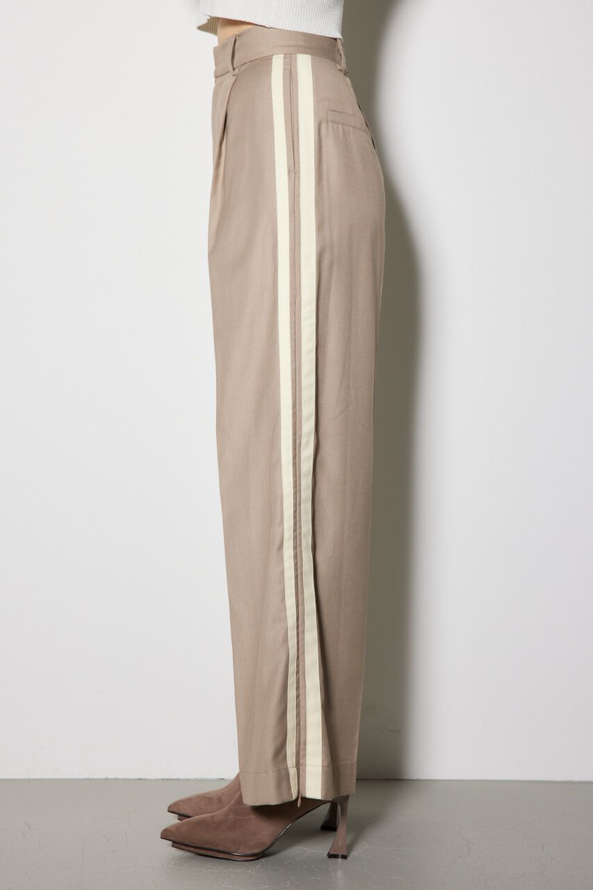 rienda「サイドWラインジャストウエスト パンツ」|その他|