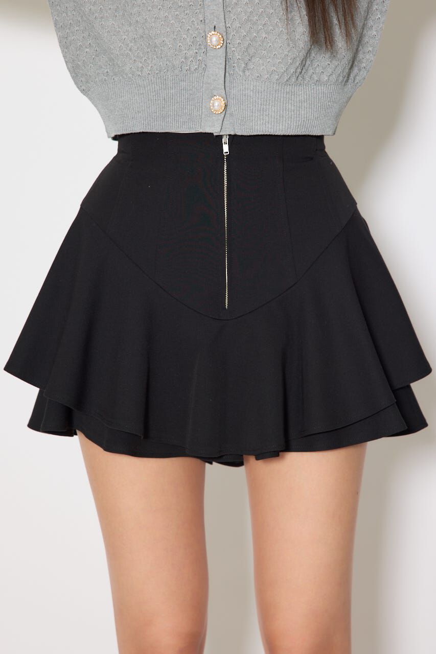 rienda「レイヤードヘムコルセットスコートショートパンツ」|その他|