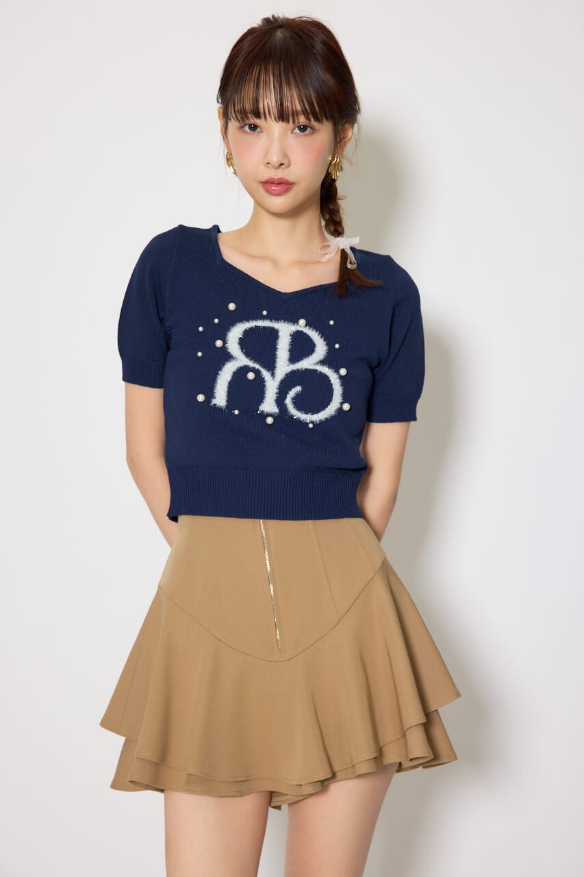 rienda「レイヤードヘムコルセットスコートショートパンツ」|その他|