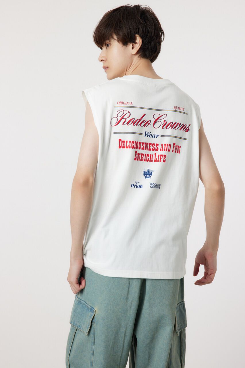 RODEO CROWNS「Orion Beer x RCSノースリーブトップス」|タンクトップ|