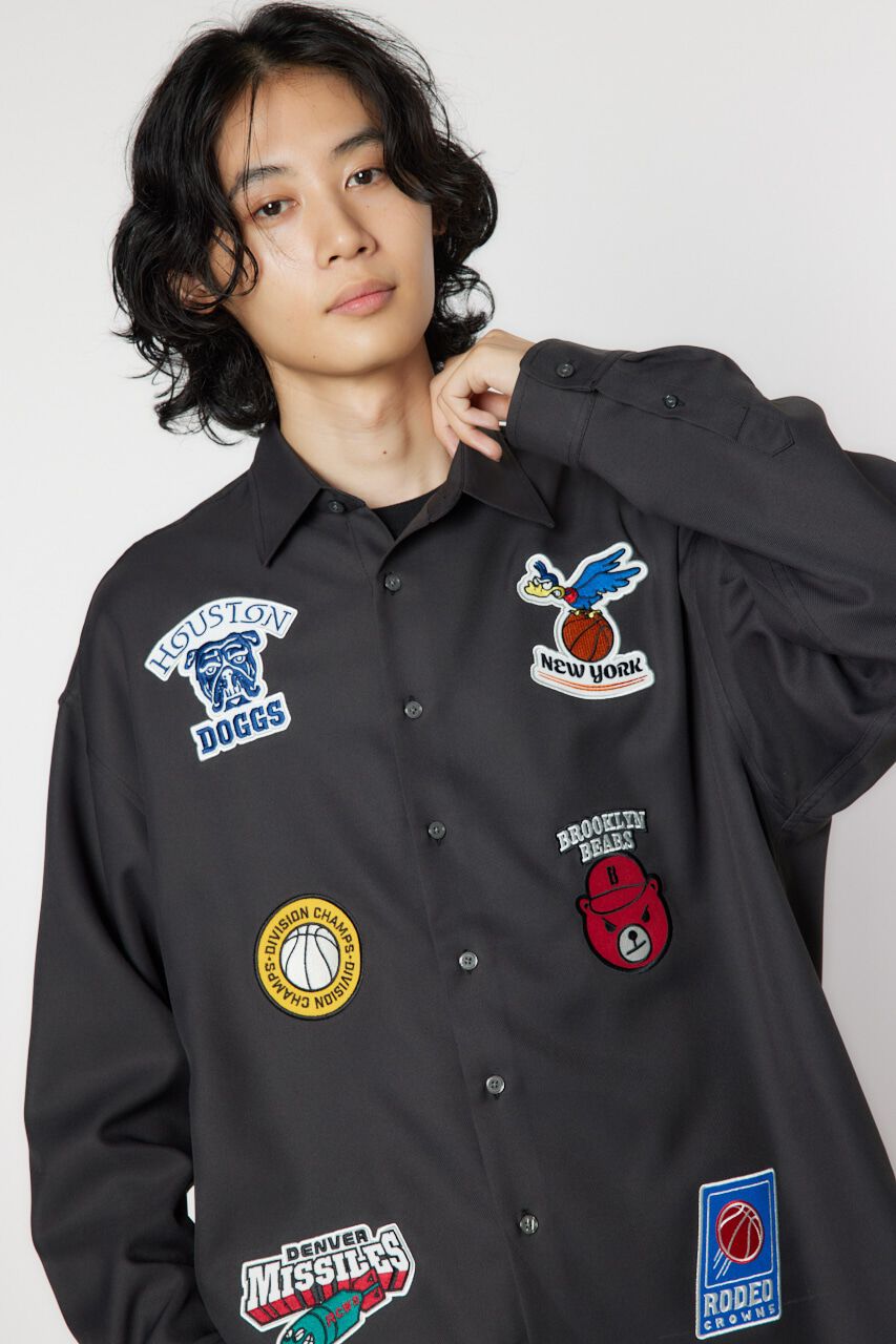 RODEO CROWNS「embroidery patch shirt」|シャツ・ブラウス|