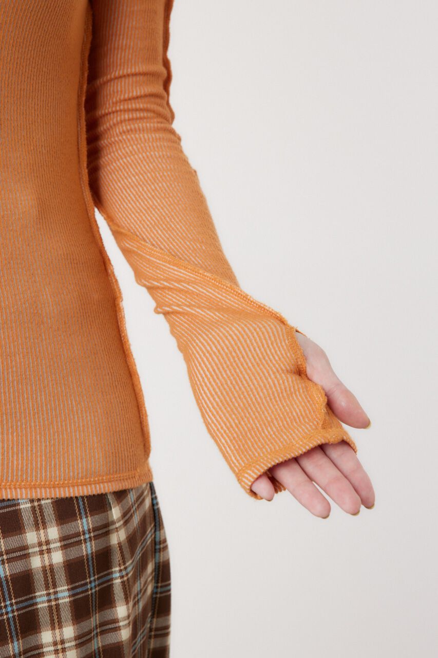 RODEO CROWNS「STITCH SLIM リブトップス」|Tシャツ・カットソー|