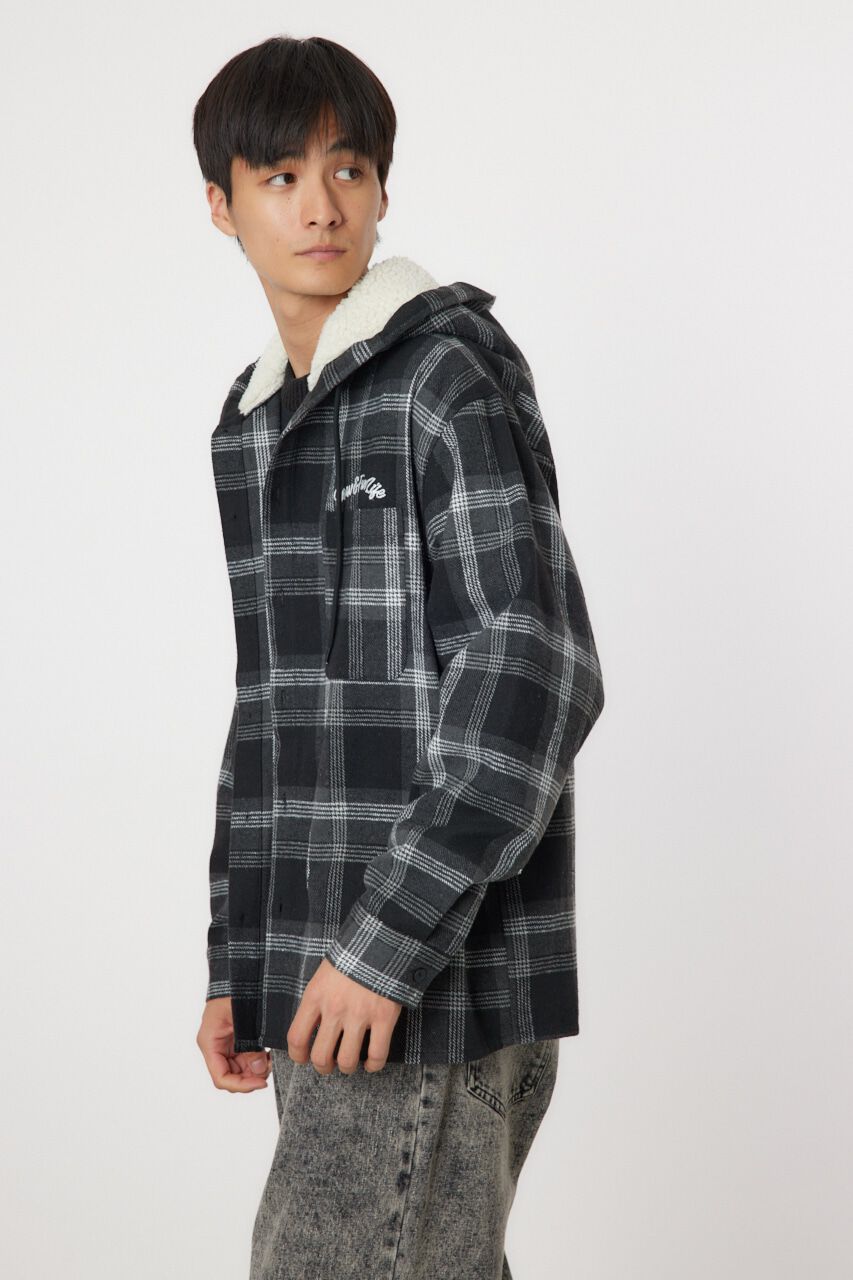 RODEO CROWNS「boa hooded シャツ」|シャツ・ブラウス|