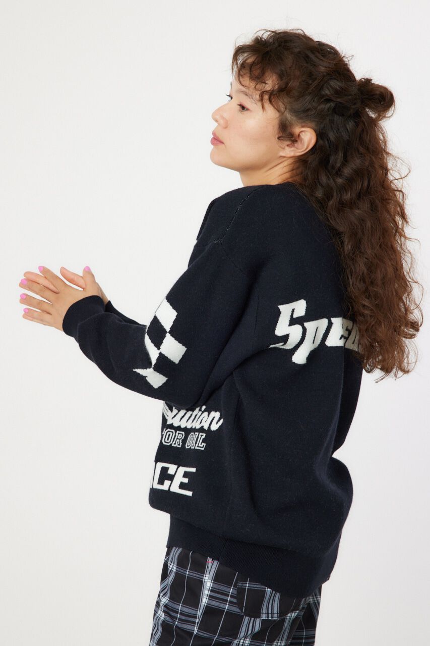 RODEO CROWNS「オートレースニットトップス」|ニット・セーター|