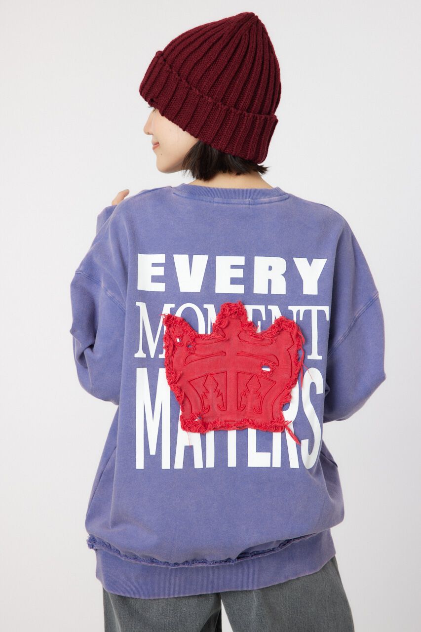 RODEO CROWNS「ダメージCROWNアップリケスウェット」|パーカー|