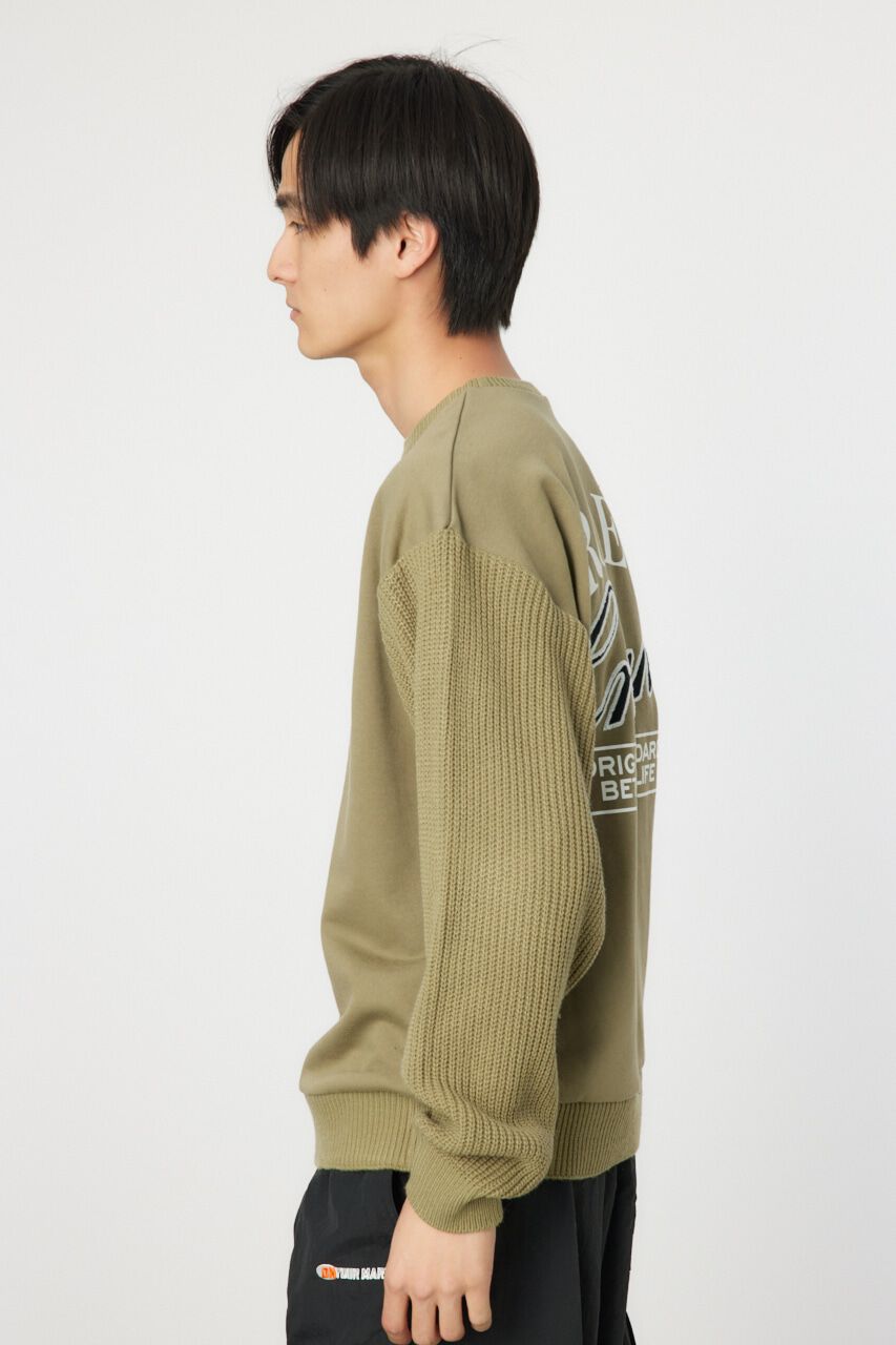 RODEO CROWNS「メンズドッキングロゴニットトップス」|ニット・セーター|